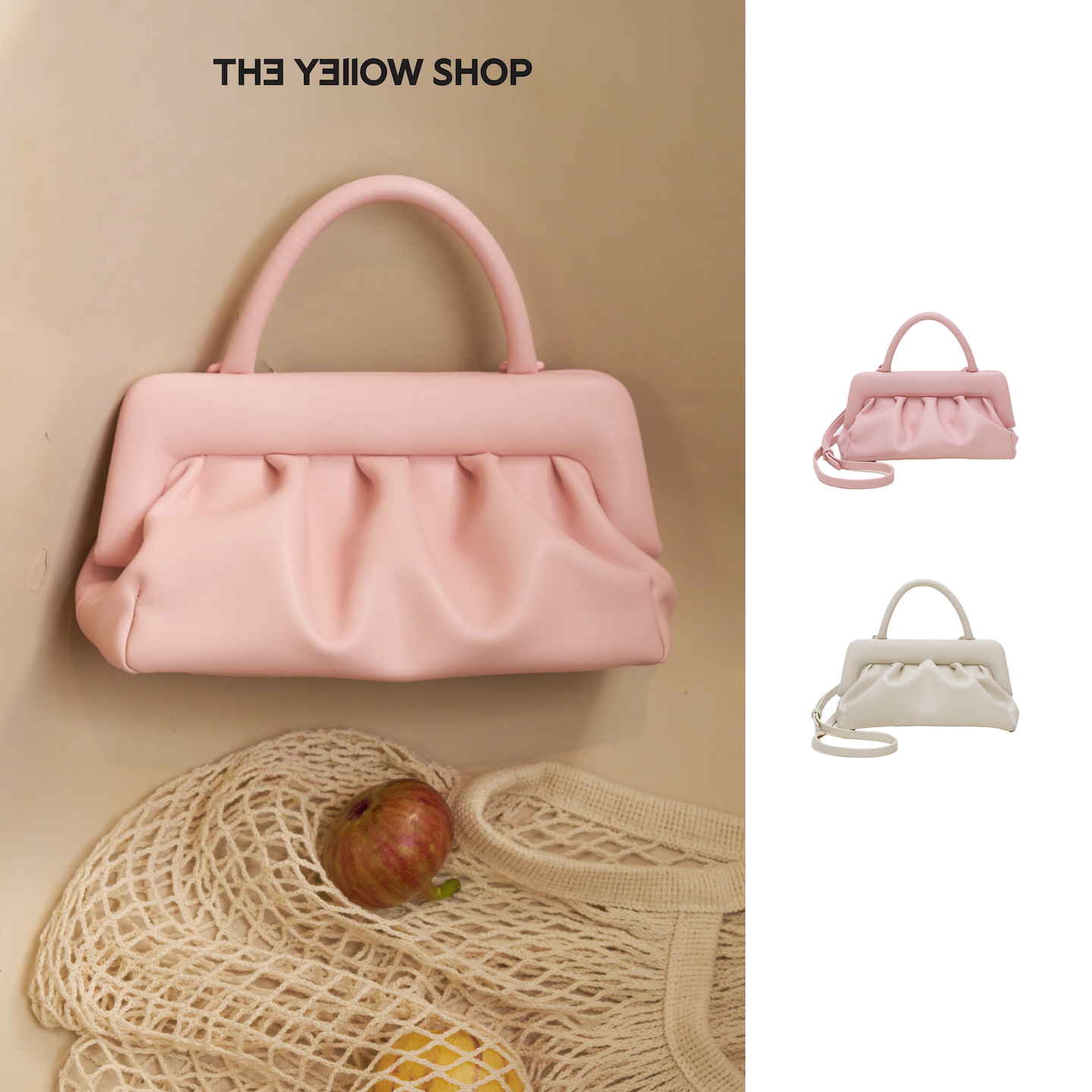 TheYellowShop复古两用云朵包