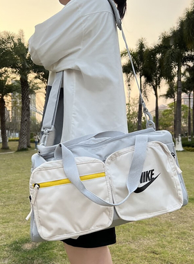 Nike耐克训练健身大容量单肩背包斜挎包户外运动行李包男女BA6169
