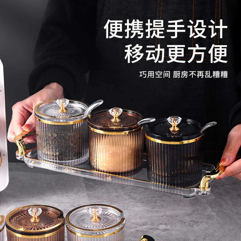 食品级佐料盐罐亚克力调