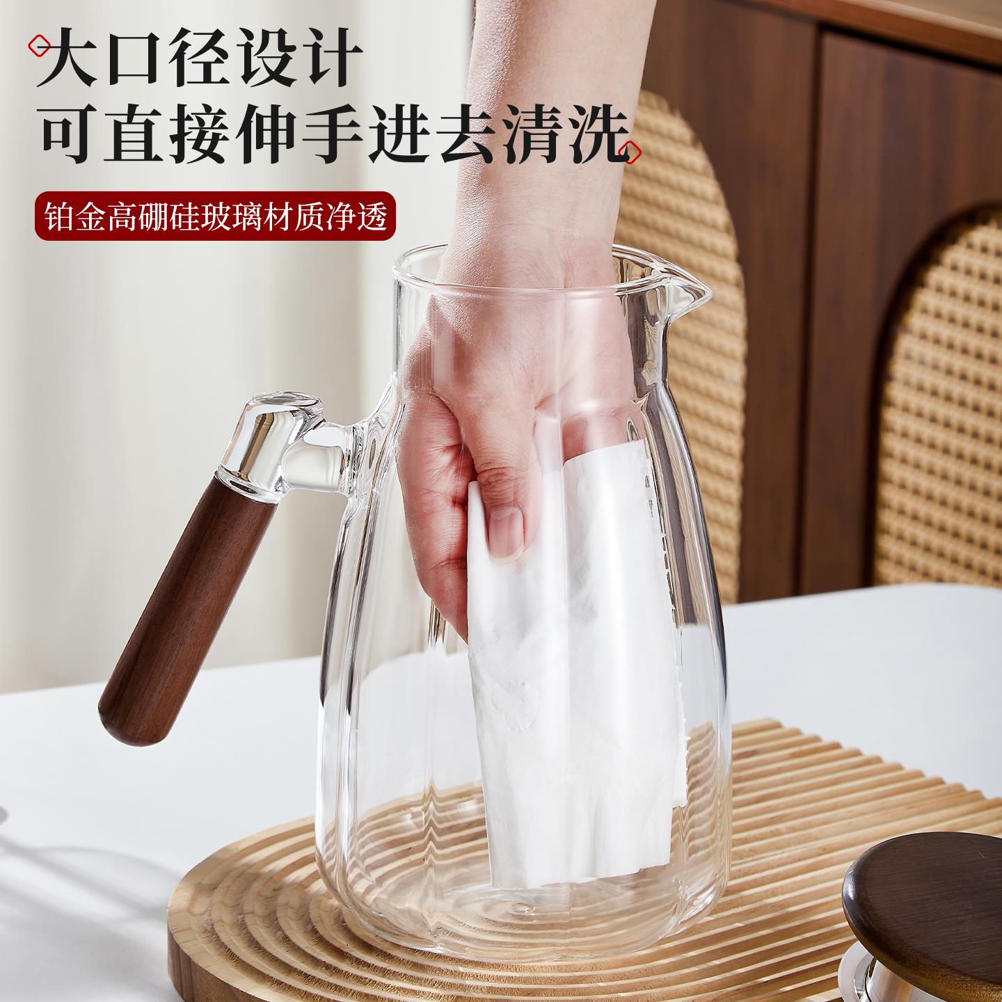 高硼硅玻璃储水凉水壶水