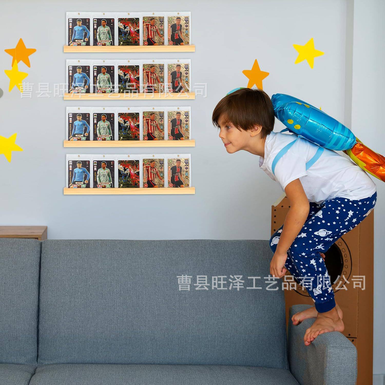 墙上置物架实木隔板墙壁