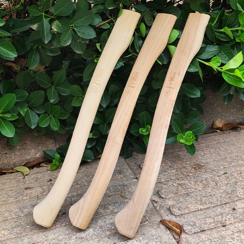 热销行星工坊金厂长50CM小丛林斧柄把山核桃木柄木户外露营斧斧子