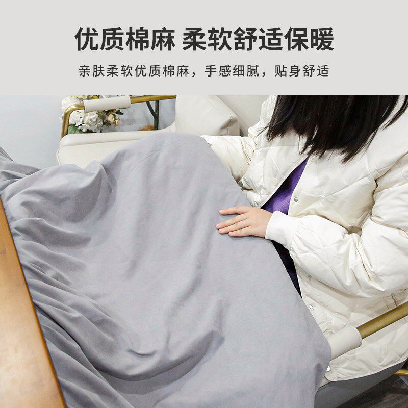 热销冬季烤火被家用加厚桌子罩套正方形桌罩厚款电炉罩双面加绒烤