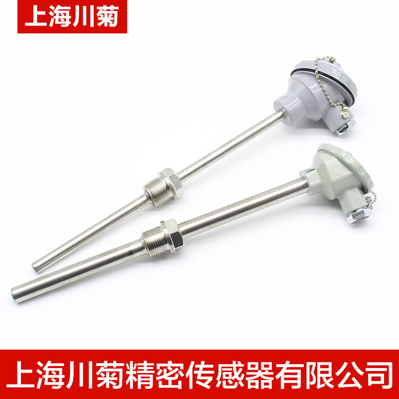 热销WZP-230/WZP-231/PT100铂热电阻PT1000温度传感器/固定螺纹热