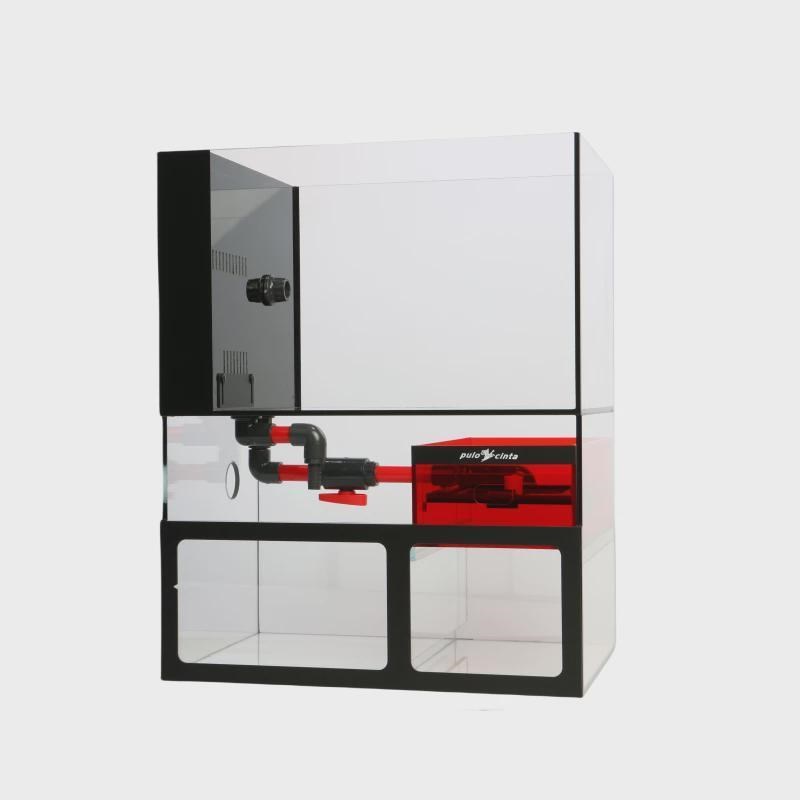 热销葆易马赫龟缸生态龟缸底滤乌龟饲养缸一体双层萤火虫鱼缸超白