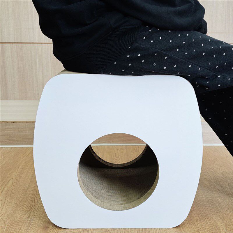 热销凳子猫抓板椅子磨爪板猫抓神器加强耐用瓦楞纸猫爪板宠物猫咪