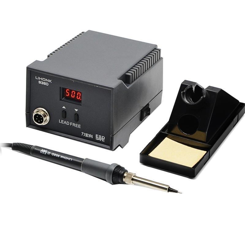 热销电烙铁恒温可调温电洛铁套装936C焊台60W电焊笔家用烙铁焊接