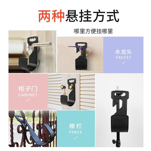 热销水管挂钩壁挂式卷管器挂架洗车浇花软管四分管子挂墙收卷器收