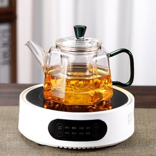 玻璃茶壶泡茶家用茶具加厚耐高温煮茶壶单壶水分离壶大容量泡茶壶
