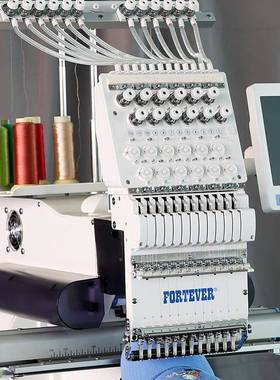 绣花机 商用绣花花机 自动电脑绣机 家用全刺机 FO绣RTFT-1201EVE