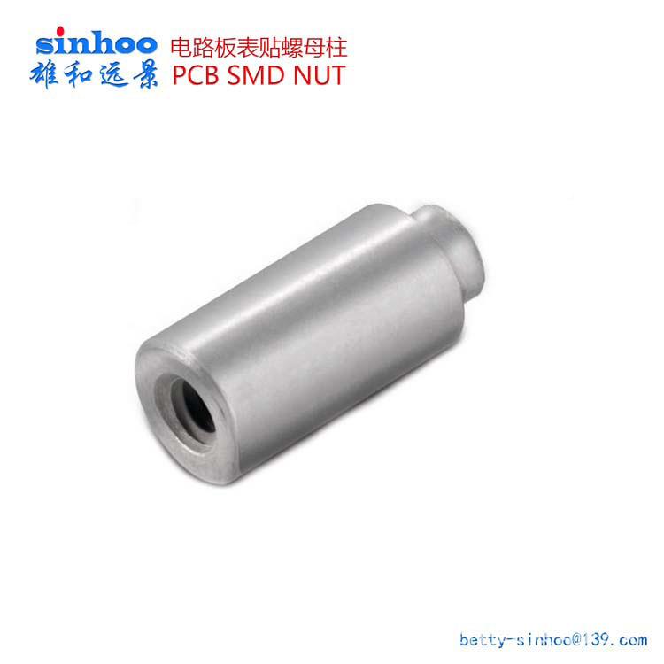 SM939T片螺母 SMTSO-M4-6ET贴 P母CB焊锡螺铜表贴螺母柱 黄镀锡