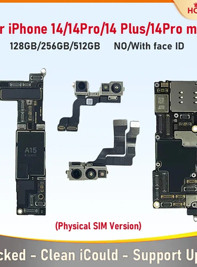 适用苹果iphone 14 Pro Max原装无锁无ID Cleaned iCloud Face ID