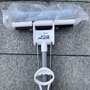 新艺免手洗27CM双滚轮/对折挤水吸水拖把胶棉海绵特价共2头瓷砖地