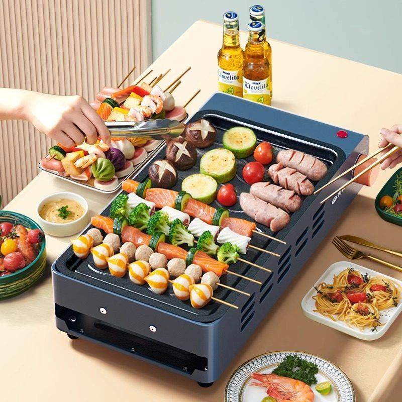 先锋电烤架烧烤炉电烤盘室内外无烟串烧机户外聚会烤肉家用多功能,厨房电器,烤串机/电烤炉/电烤盘,淘宝优惠券,粉丝福利购,淘宝优惠卷