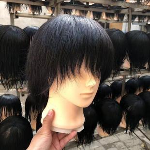 理发头模头模美发专用模特头美发专用理发店男士真发模特头男模头