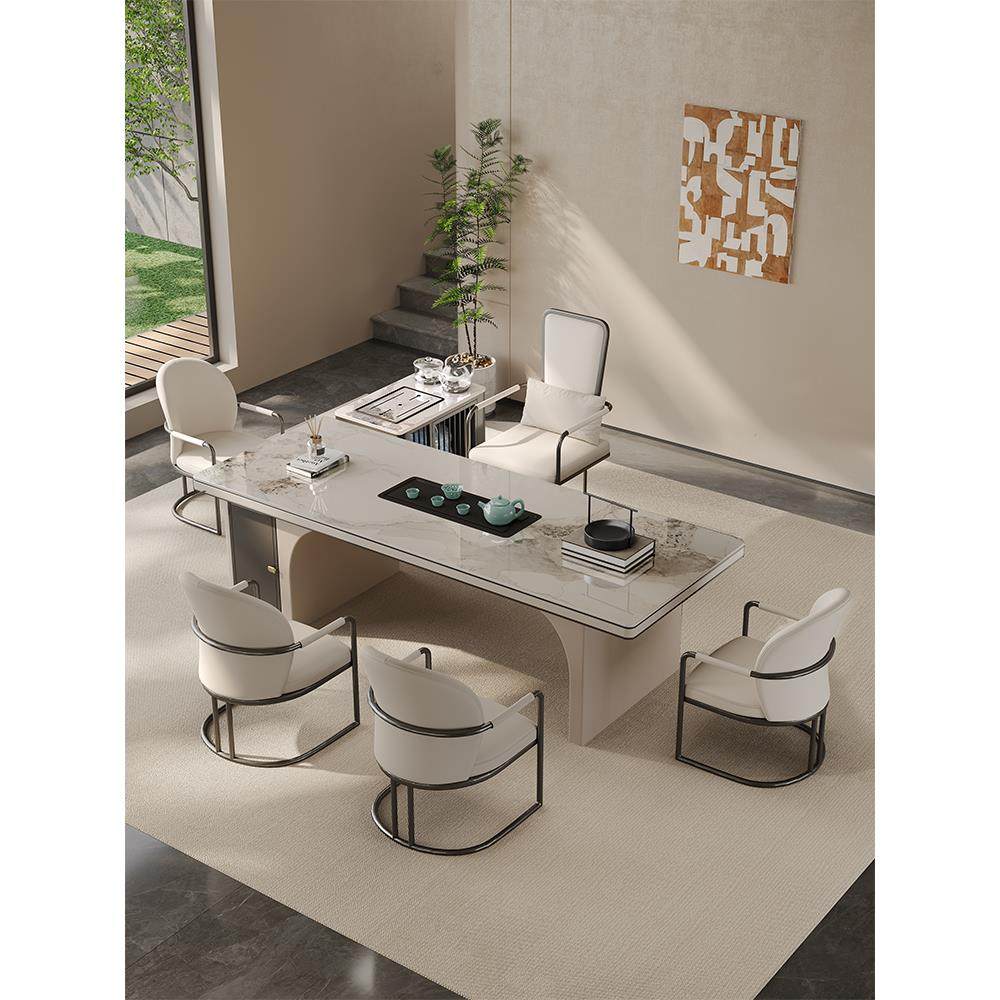 岩板茶桌2025新款高端轻奢现代高级感办公室茶台烧水壶一体全自动,住宅家具,家用茶台/茶桌,淘宝优惠券,粉丝福利购,淘宝优惠卷