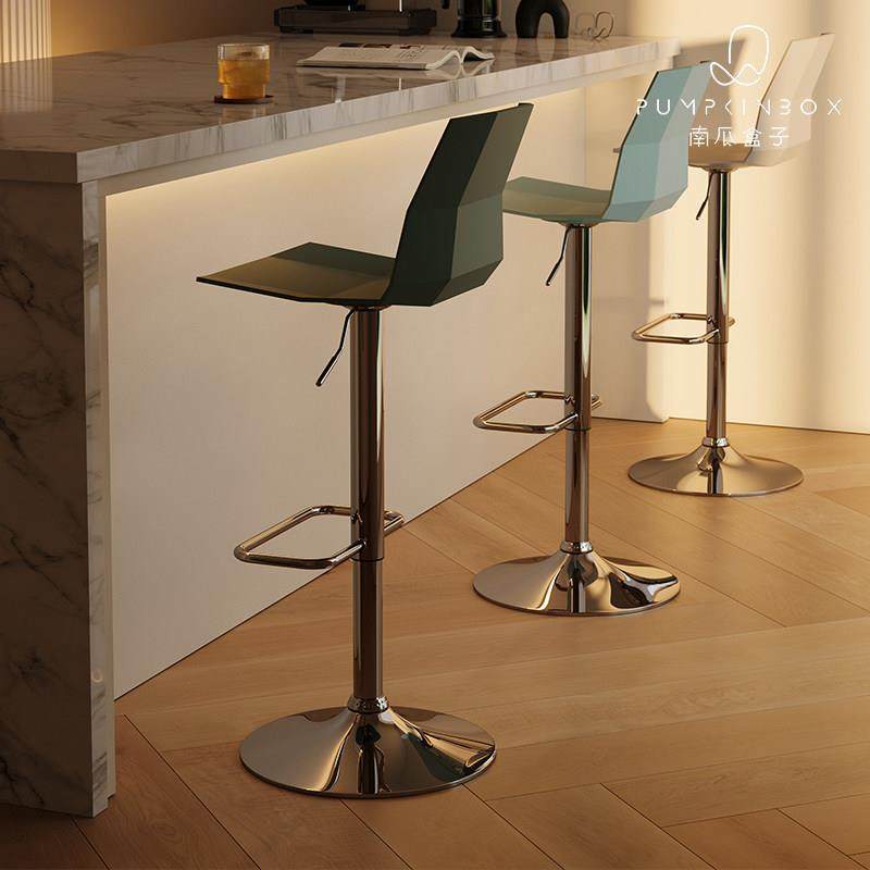 升降高脚凳吧台椅旋转现代简约吧台凳轻奢家用时尚吧椅前台高脚椅,住宅家具,升降凳,淘宝优惠券,粉丝福利购,淘宝优惠卷