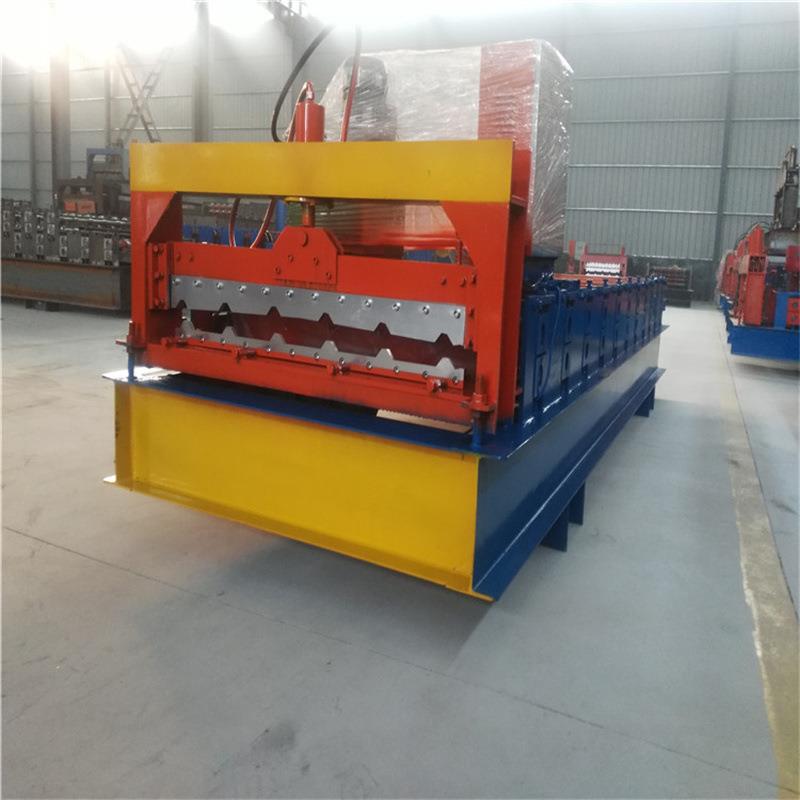 全自动屋顶板设备1.2米进料成型1040压瓦机适用于彩钢瓦房建筑