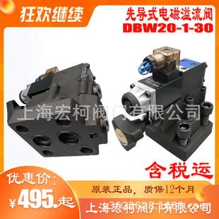 50先导式 DBW20A 315W220 电磁溢流阀DBW20B上海宏柯G24NZ4L