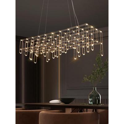 北欧餐厅吊灯餐桌灯饭厅现代简约轻奢创意个性萤火虫吧台前台灯具