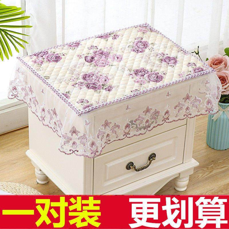床头柜盖布保护垫蕾丝套罩轻奢高级感2024新款防尘罩台面遮丑主卧,居家布艺,万能盖巾,淘宝优惠券,粉丝福利购,淘宝优惠卷