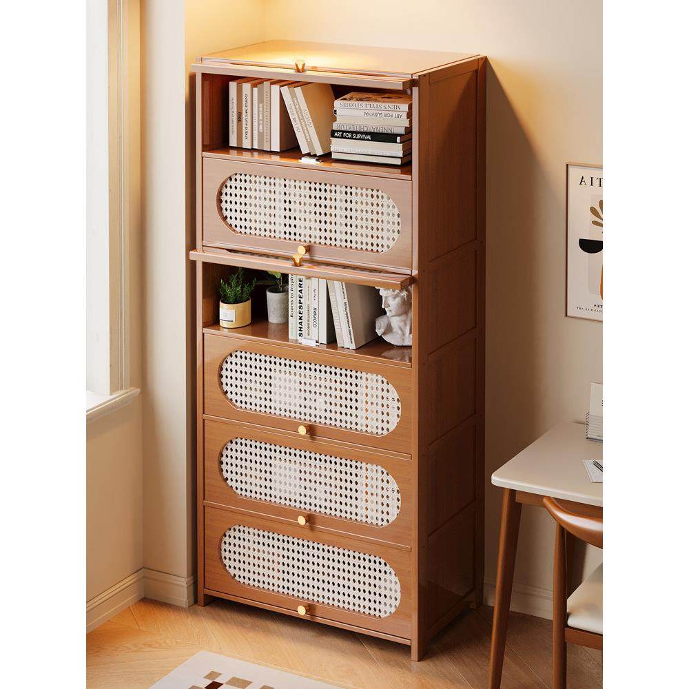 书柜储物柜一体防尘书架落地多层置物架家用客厅收纳陈列展示柜子,住宅家具,书架,淘宝优惠券,粉丝福利购,淘宝优惠卷