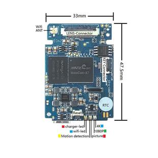 联咏X7PRO96675工业相机摄像主板模块4K高清IMX258长焦广角多镜头
