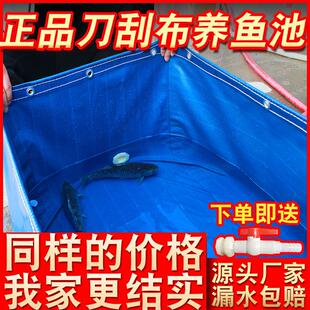 帆布鱼池大型养殖专用防水布帆布养鱼池防水布刀刮布水池养鱼水箱