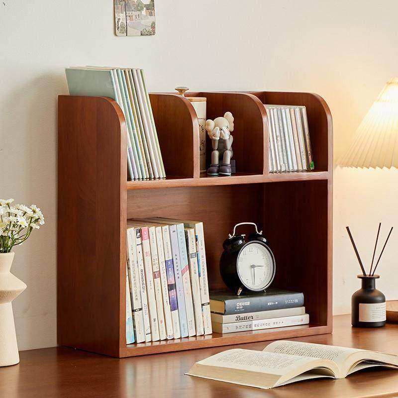 实木书架桌面双层置物架书桌上书本收纳架床头书籍整理儿童小书柜,收纳整理,书桌收纳置物架,淘宝优惠券,粉丝福利购,淘宝优惠卷