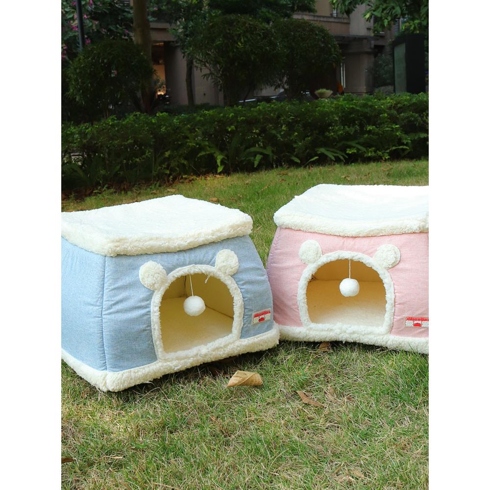 猫窝四季通用安全感窝猫床半封闭式猫咪沙发小猫宠物保暖狗窝睡窝