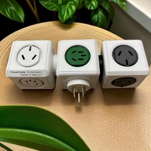 放电魔方16A插头大功率墙壁挂空调插座双16A插口16A转10A转换插头