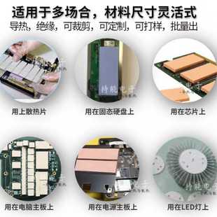 跨境顯卡專用導(dǎo)熱硅膠墊片14.6W 軟性縫隙填充筆記本導(dǎo)熱硅膠墊