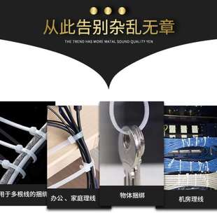 尼龙扎带塑料扎线带勒死狗A5 厂家大量打包带黑色自锁式 450