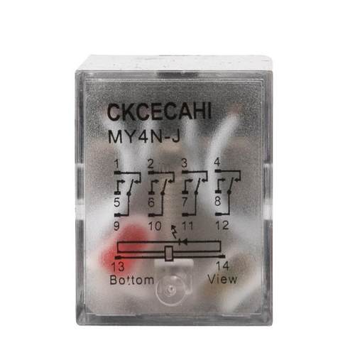 小型电磁继电器 HH54P 中间继电器 8脚 MY4NJ 日科厂家直销