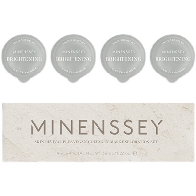 【顺手买一件】Minenssey/蔓索重组胶原焕活亮肤灰膜4颗装体验装