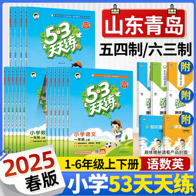 2025春曲一线小学53天天练青岛版