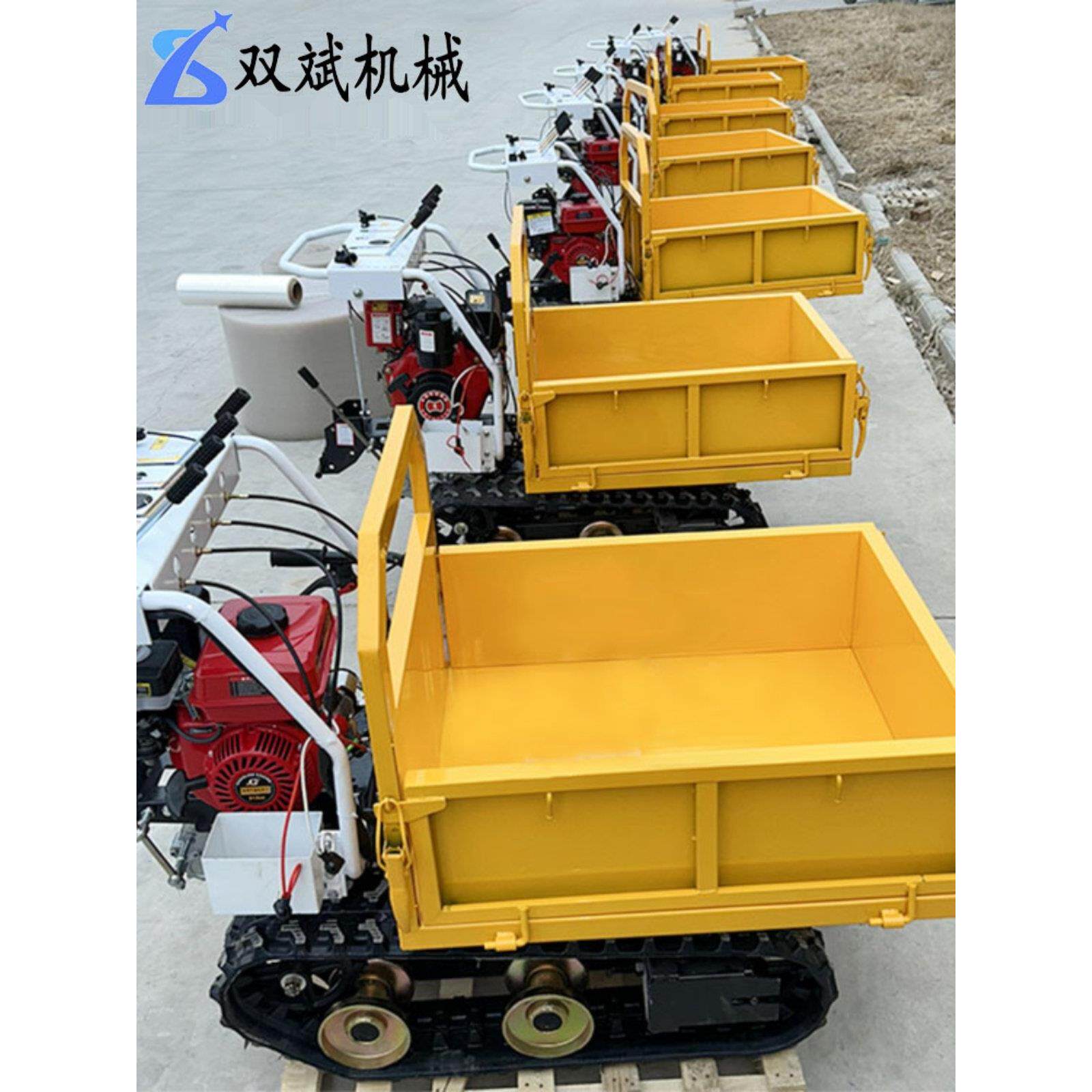 全地形农用履带运输车摩擦片转向爬坡王自卸爬山虎果园工地搬运车