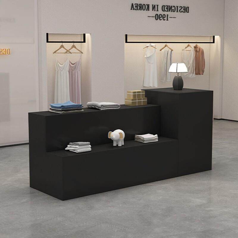 服装店中岛桌长条展示桌商场鞋店陈列柜摆件桌收纳柜女装店展示柜