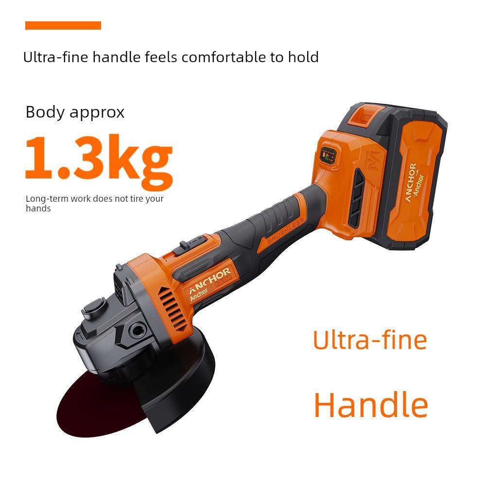 ANCHOR铁锚正品20V无刷角磨机DCA20100锂电手持电动磨光机家用