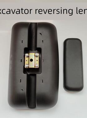 适用于新源C75-C85-C95橡胶轮挖掘机驾驶室倒车镜总成后视镜反射