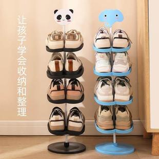 盒 柜多层省空间收纳神器卡通鞋 儿童鞋 架家用门口简易宝宝专用小鞋
