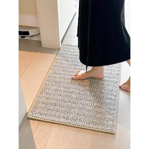 入户门地垫轻奢高级感进门脚垫门口玄关地垫耐脏防滑耐磨地毯本宅