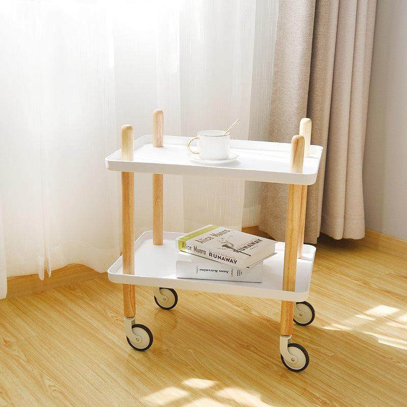 北欧储物丹麦沙发边柜小户型简约床头桌实木推车迷你移动茶几边几,住宅家具,角几/边几,淘宝优惠券,粉丝福利购,淘宝优惠卷