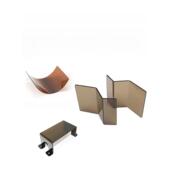 黄茶红茶Pc耐久板压克力弯曲雕刻机械罩挡板设备外壳加工定制