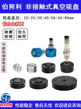伯努利非接触式无痕真空吸盘HNT光伏口罩吸盘SNT30/50气动BY30/40