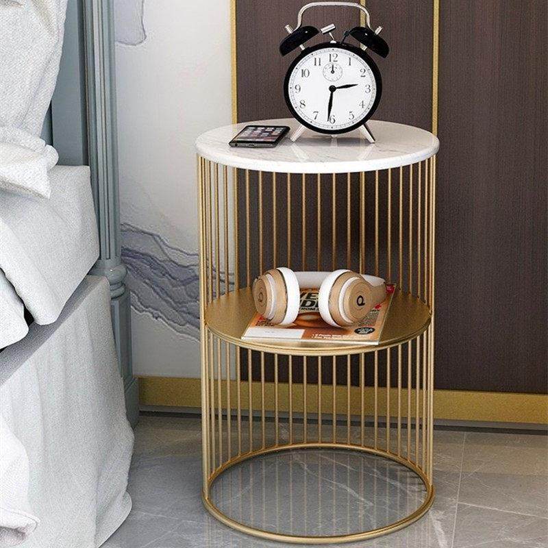 床头柜茶几简约现代网红轻奢沙发边几角几家用北欧圆桌大理石岩板,住宅家具,床头柜,淘宝优惠券,粉丝福利购,淘宝优惠卷