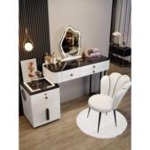 智能梳妆台无线充电灯豪华北欧卧室梳妆台现代简约多功能公主梳妆