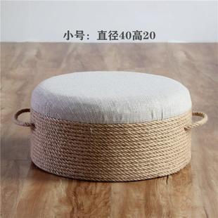脚踏凳换鞋 .儿童小凳子家用矮凳客厅板凳沙发凳仿古实木圆凳中式