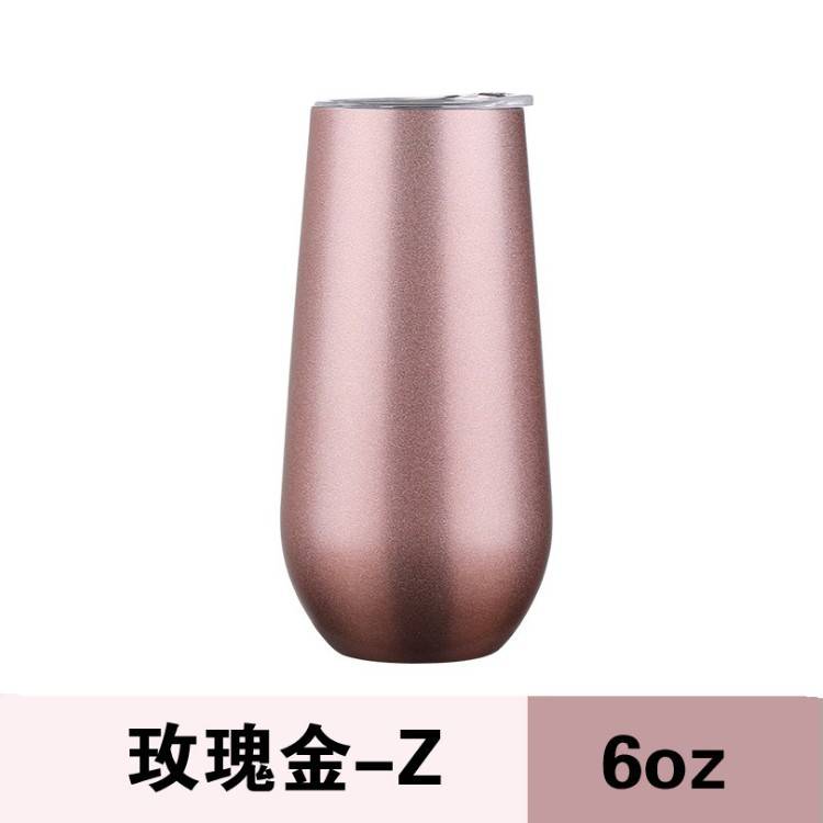 现货6OZ Swig蛋壳保温杯304不锈钢红酒杯大肚鸡蛋U型真空啤酒杯子