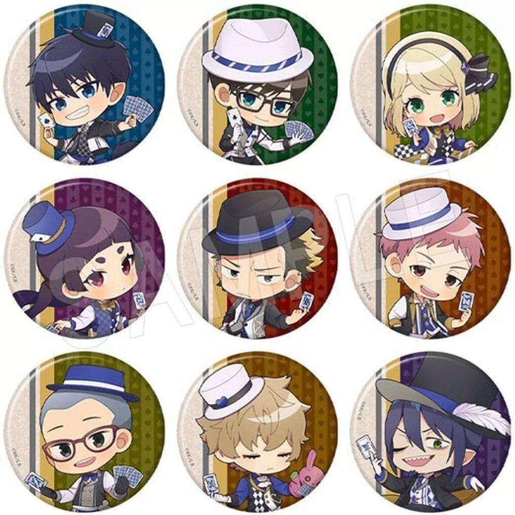 日谷盲袋 青之驱魔师 扑克牌系列 迷你角色徽章吧唧盲袋盲盒 56mm